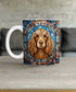 Cocker Spaniel Chocolate Suncatcher Artwork Ceramic Mug